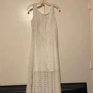 Great sun dress with see through skirt!